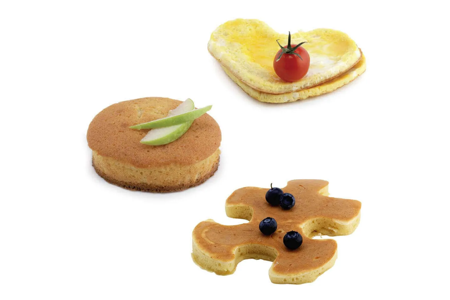Set de 4 formes de cuisson Mastrad pour œufs, muffins, cookies