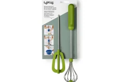 Set de 2 fouets magiques Lékué verts en synthétique et acier inox