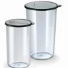 Set de 2 gobelets gradués 400ml et 600ml pour mixeur Bamix + couvercles