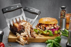 Set de 2 griffes à viande Gefu en acier inoxydable