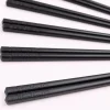 Set de 5 paires de baguettes chinoises Kutoyama en fibres de verre noires 24cm