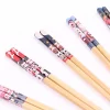 Set de 5 paires de baguettes chinoises en bambou Kutoyama - Modèle 4