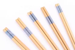 Set de 5 paires de baguettes chinoises en bambou Kutoyama - Modèle 10