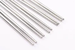 Set de 5 paires de baguettes chinoises Kutoyama en inox 24cm