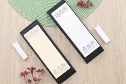 Set de 2 pierres à aiguiser japonaises Wusaki by Suehiro en céramique