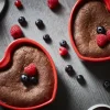 Set de 2 plats four Peugeot Appolia For You cœur rouge en céramique 13.5cm