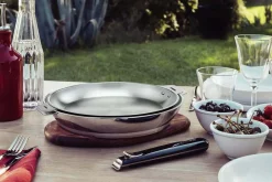 Set de 2 poêles Lagostina Salvaspazio+ 24 et 28cm avec poignée amovible