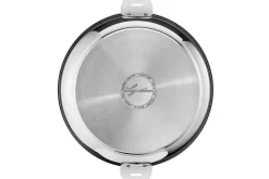 Set de 2 poêles Lagostina Salvaspazio+ 24 et 28cm avec poignée amovible