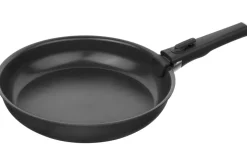 Set de 3 poêles Zwilling Unlock Ceraforme® Titanium en aluminium 20, 24 et 28 cm + 1 poignée amovible