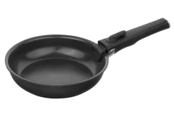 Set de 2 poêles Zwilling Unlock Ceraforme® Titanium en aluminium 20 et 28cm + 1 poignée amovible