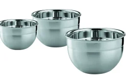 Set de 3 saladiers hauts Rosle en acier inoxydable - 16, 20 et 24cm