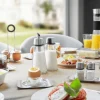Set de salière et poivrière Gefu Brunch + support inox