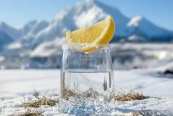 Set de 4 shooters Alaskan Maker Topographic en verre cristallin