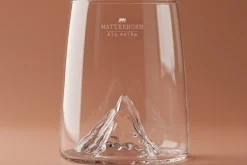 Set de 4 shooters Alaskan Maker Topographic en verre cristallin