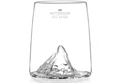 Set de 4 shooters Alaskan Maker Topographic en verre cristallin Swiss Edition