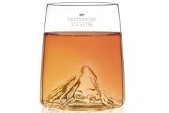 Set de 4 shooters Alaskan Maker Topographic en verre cristallin Swiss Edition