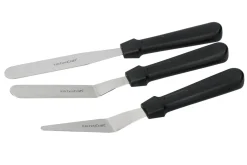 Set de 3 spatules KitchenCraft en acier inoxydable