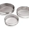 Set de 3 tamis en acier inox - maille inox 0.23mm
