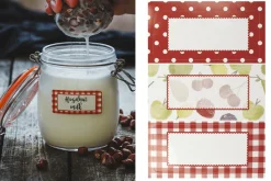 Set de 30 étiquettes de pots à confiture KitchenCraft Home Made Orchard 3 motifs