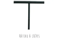 Set de 3 ustensiles à crêpes en synthétique