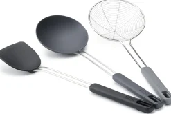 Set de 3 ustensiles de cuisine Joseph Joseph Nest Fusion en silicone et acier avec crochet de suspension
