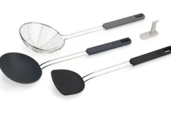 Set de 3 ustensiles de cuisine Joseph Joseph Nest Fusion en silicone et acier avec crochet de suspension