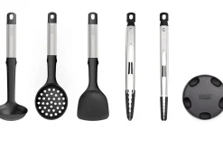 Set de 5 ustensiles Joseph Joseph Elevate Fusion en silicone avec support de rangement