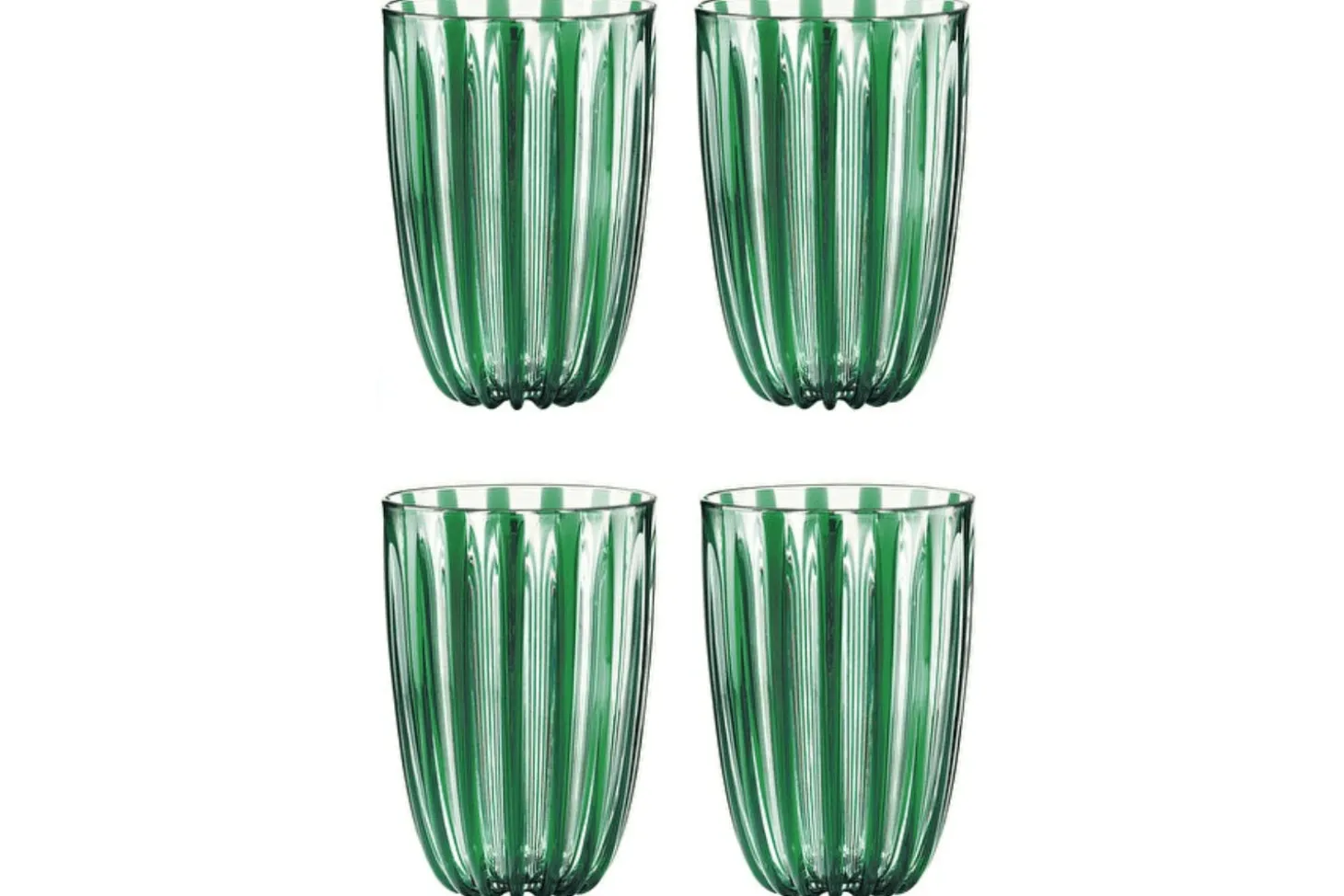 Set de 4 verres Guzzini Dolcevita en polymère biosourcé