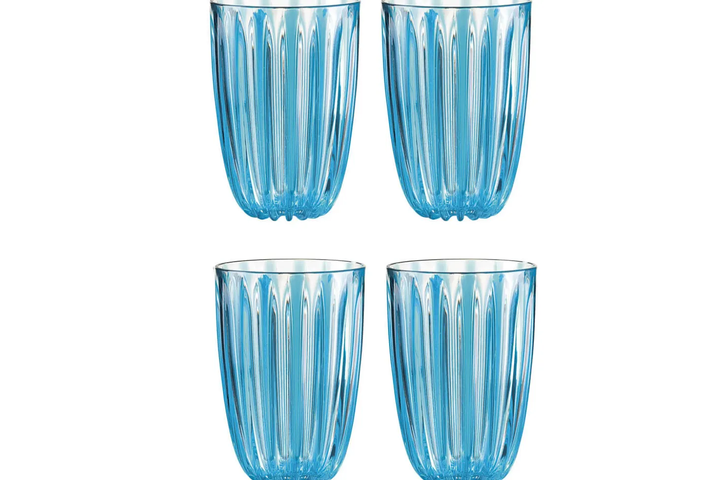 Set de 4 verres Guzzini Dolcevita en polymère biosourcé