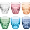 Set de 6 verres multicolore Guzzini Tiffany en acrylique 350ml