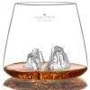 Set de 2 verres à spiritueux Alaskan Maker Topographic Grand Canyon & Matterhorn en verre cristallin