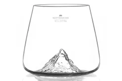 Set de 2 verres à spiritueux Alaskan Maker Topographic Grand Canyon & Matterhorn en verre cristallin
