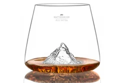 Set de 2 verres à spiritueux Alaskan Maker Topographic Grand Canyon & Matterhorn en verre cristallin