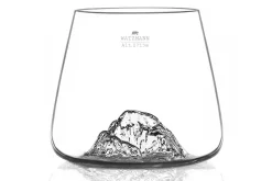 Set de 2 verres à spiritueux Alaskan Maker Topographic Zugspitze & Watzmann en verre cristallin