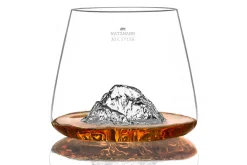 Set de 2 verres à spiritueux Alaskan Maker Topographic Zugspitze & Watzmann en verre cristallin