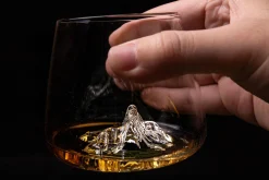 Set de 2 verres à spiritueux Alaskan Maker Topographic Zugspitze & Watzmann en verre cristallin