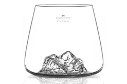 Set de 2 verres à spiritueux Alaskan Maker Topographic Zugspitze & Watzmann en verre cristallin