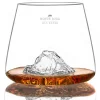 Set de 2 verres à spiritueux Alaskan Maker Topographic Tre Cime & Mont Rosa en verre cristallin