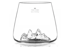 Set de 2 verres à spiritueux Alaskan Maker Topographic Tre Cime & Mont Rosa en verre cristallin