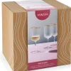 Set de 4 verres à vin blanc Mikasa Sorrento en cristal motif nervuré 400ml