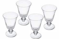 Set de 4 verres à vin en cristal Mikasa Salerno à pied court 260ml