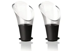 Set de 2 verseurs à vin Vacu Vin noir