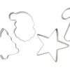 Set 4 emporte-pièces Scrapcooking en fer blanc - Noël