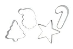 Set 4 emporte-pièces Scrapcooking en fer blanc - Noël