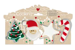 Set 4 emporte-pièces Scrapcooking en fer blanc - Noël