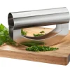 Set hachoir berceuse Gefu Viavo avec planche en bois d'acacia