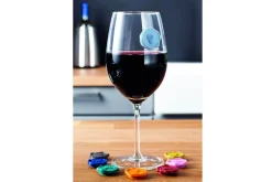 Set 8 marque-verres Vacu Vin Cépages