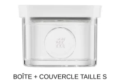 Set 6 pièces Zwilling Fresh & Save Cube taille S 4 boîtes + 1 insert + 1 marqueur