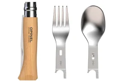 Set Picnic Plus Opinel avec couteau N°08 avec fourchette et cuillère