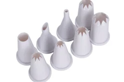 Set pâtissier Kitchencraft avec 8 douilles en polymère + poche en coton
